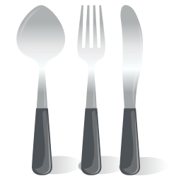 Cutlery Spoon Fork Knife icon