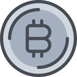 Money Bitcoin Coin Bank icon