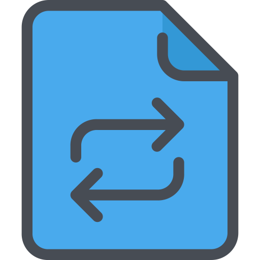 Exchange-Document-Arrow-File icon