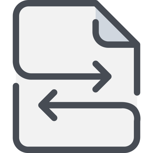 File Exchange Document Arrow icon