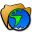 Folder globe icon