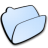 Folder-lightblue-open icon