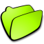 Folder lime icon