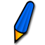 Pen blue icon