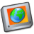 Folder-globe icon