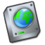 Harddrive network icon