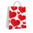 Shopping bag hearts icon