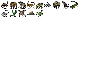 Dinosaurs Icons