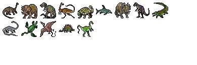 Dinosaurs Icons