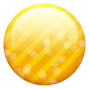 Gold-button icon