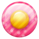 Pink button 1 icon