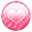 Pink-button-heart icon