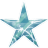 Star blue icon