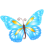 Butterfly-blue icon