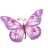 Butterfly-purple icon