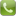 Phone green glow icon