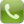Phone green glow icon