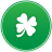 St patricks day clover icon