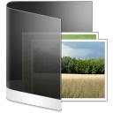 Folder Black Picture icon