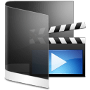 Folder Black Videos icon