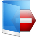 Folder-Blue-Private icon