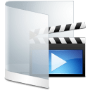 Folder White Videos icon