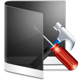 Folder Black Configure icon