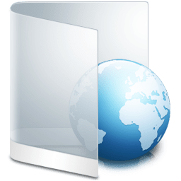 Folder White Web icon