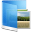 Folder Blue Picture icon