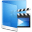 Folder Blue Videos icon