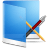 Folder Blue Apps icon