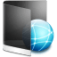 Folder Black Network icon