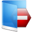 Folder Blue Private icon