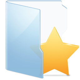 Folder Blue Fav Alt icon