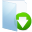 Folder Blue Download icon