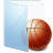 Folder Blue Games icon