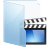 Folder Blue Video icon