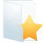 Folder Light Fav Alt icon