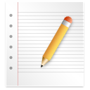 Hp notepad2 pencil Icon | Harmonia Pastelis Iconset | Teekatas Suwannakrua