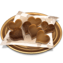 Chocolates cookies icon