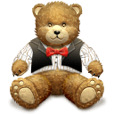 Gift Brown bear icon