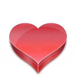 Heart candies icon