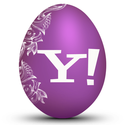 Yahoo white icon