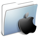 Graphite Smooth Folder Apple icon