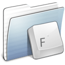 Graphite Stripped Folder Fonts icon