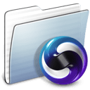 Graphite Stripped Folder Themes icon