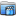 Aqua Stripped Folder Movies icon
