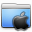 Aqua Smooth Folder Apple icon