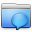 Aqua Smooth Folder iChats icon