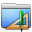 Aqua Stripped Folder Applications icon